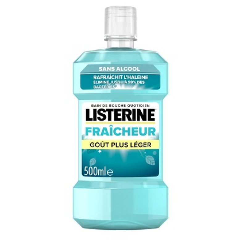 Listerine Fresh Alcohol-Free Mouthwash 500ml