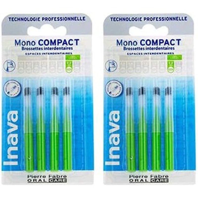 Inava Mono Compact Green Brush Heads 2.2mm