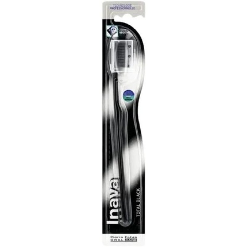 Inava Total Black Toothbrush
