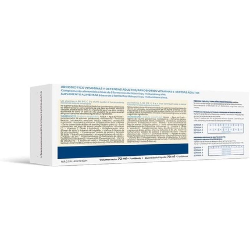 Arkopharma Arkoprobiotics Adult Vitamins and Defenses - 7 Doses