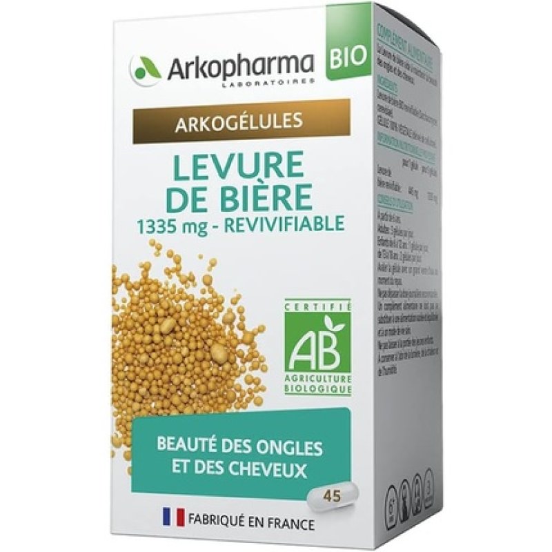 ARKOGÉLULES® Levure de Bière BIO(1) - 45 gél.
