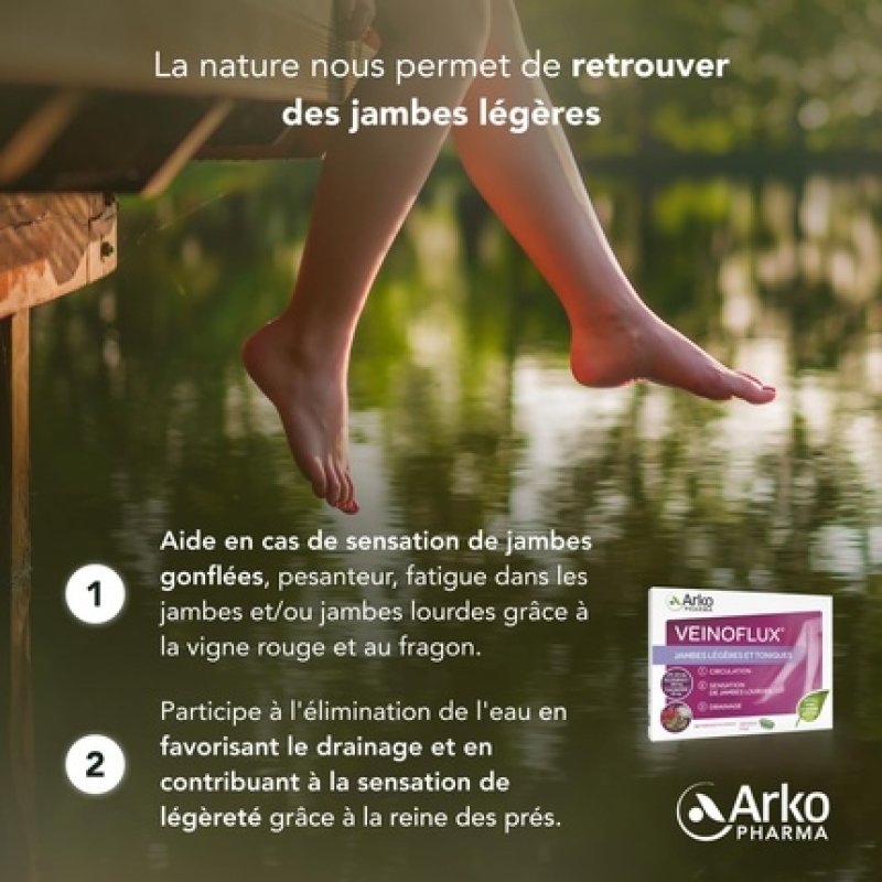 VEINOFLUX® - 60 gél. 2 mois dont 15 jours OFFERTS