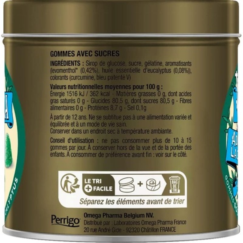 Valda Gummies Mint Eucalyptus Flavor 140g