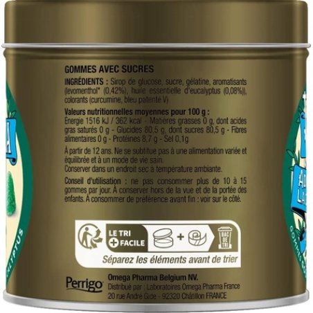 Valda Gummies Mint Eucalyptus Flavor 140g