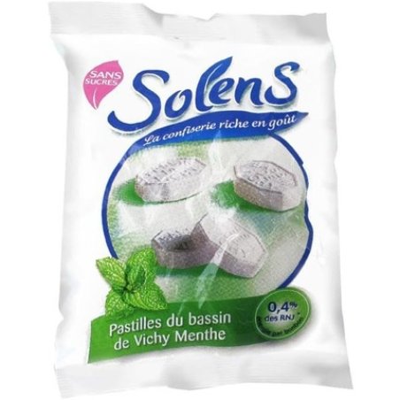 Solens Sugar-Free Lozenges from the Vichy Basin Mint 100g