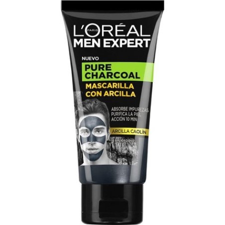 Men Expert Pure Charcoal Mascarilla Arcilla 50 Ml