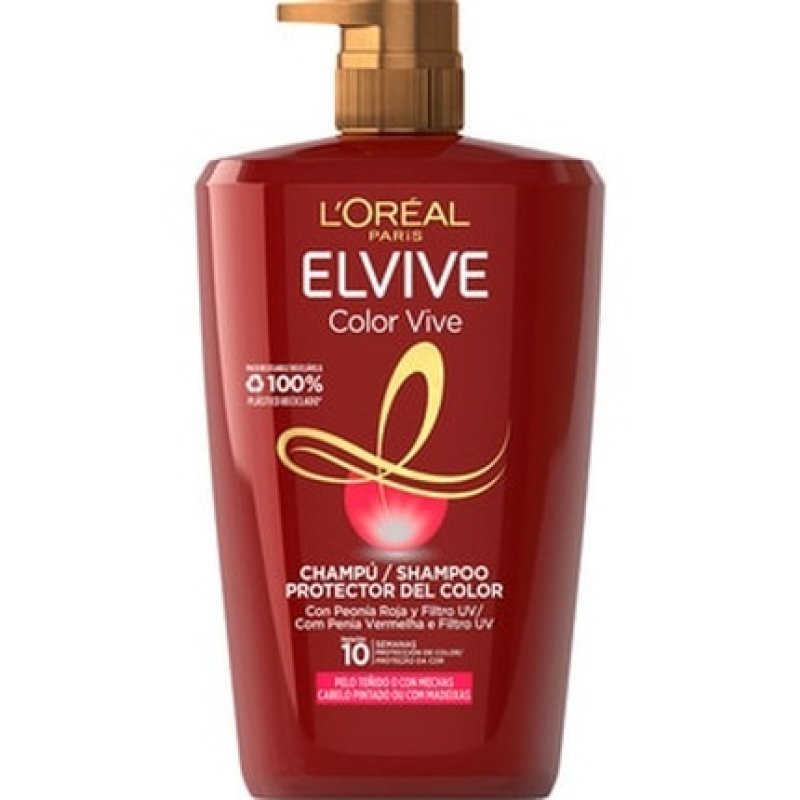 Elseve Elvive Color Vive Shampoo Elixir Color Fixer - 1000 Ml
