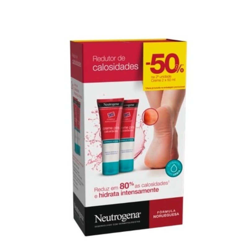 Neutrogena Norwegian Formula Foot Cream Callus Reducer 2x50ml