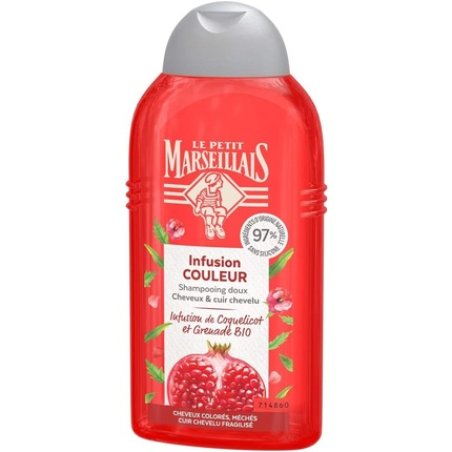 Le Petit Marseillais Sublime Colour Shampoo with Organic Pomegranate Pulp 250ml