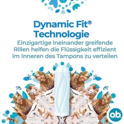 o.b. ProComfort Super Tampons with Dynamic Fit Technology and SilkTouch Surface 54 Pieces
