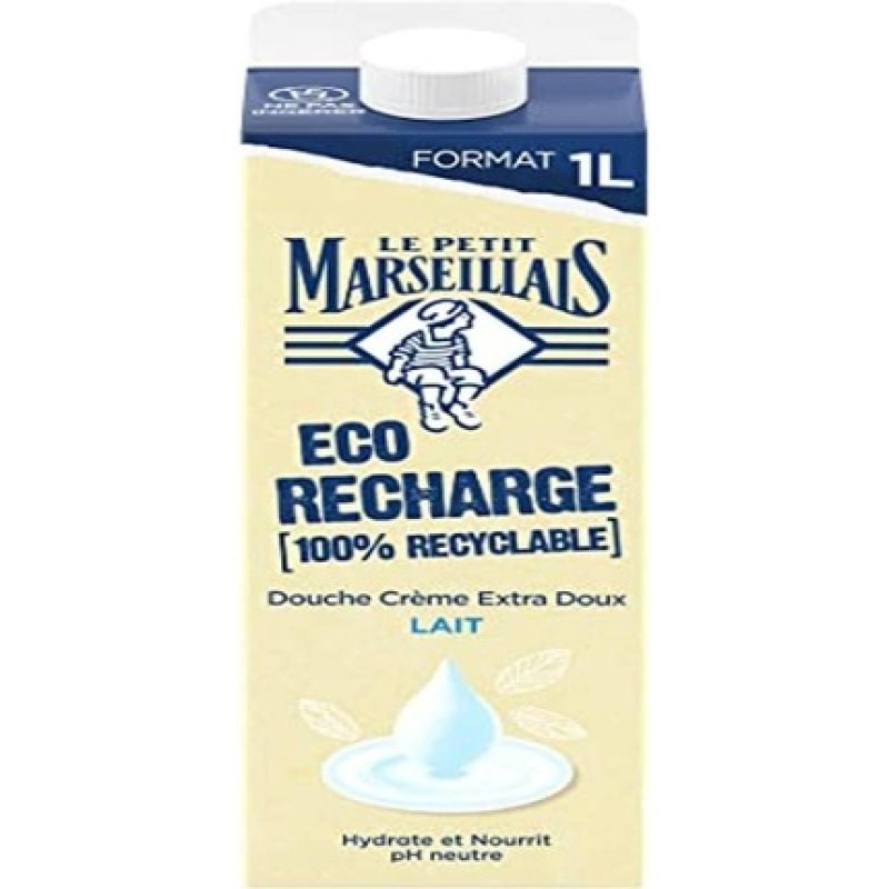 Le Petit Marseillais Extra-Gentle Cream Shower Eco-Refill 1L