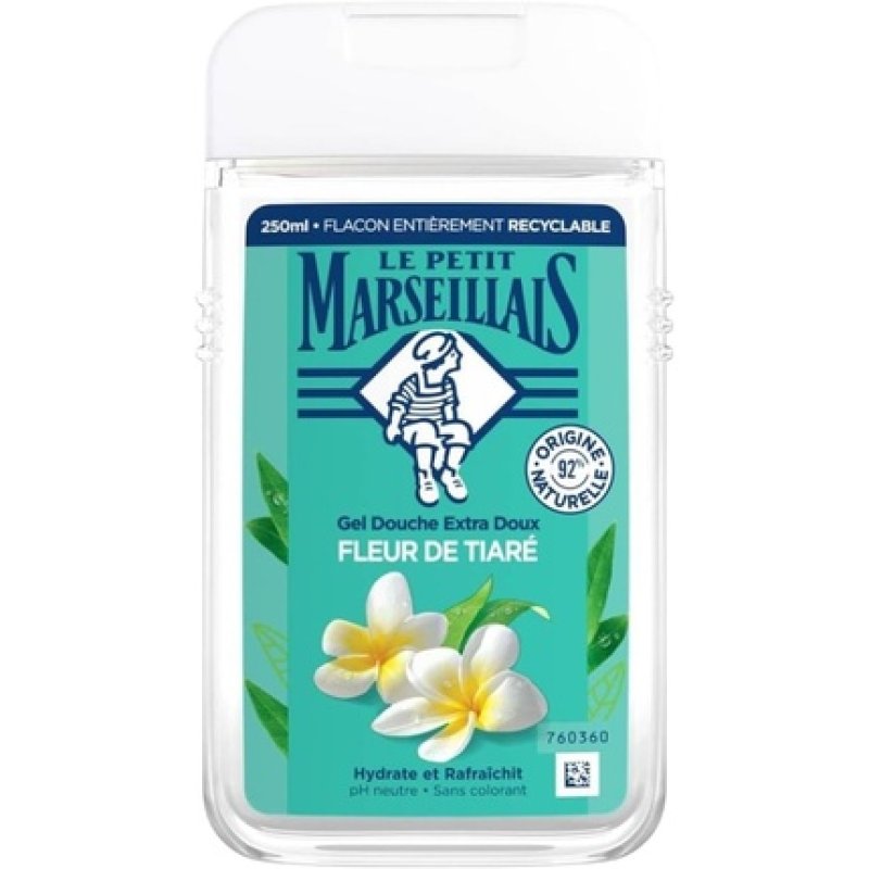 Le Petit Marseillais Extra Gentle Shower Gel Tiare Flower 250ml