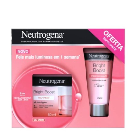 Neutrogena Bright Boost Gel-Cream 50ml Exfoliating Cream Offer 75ml