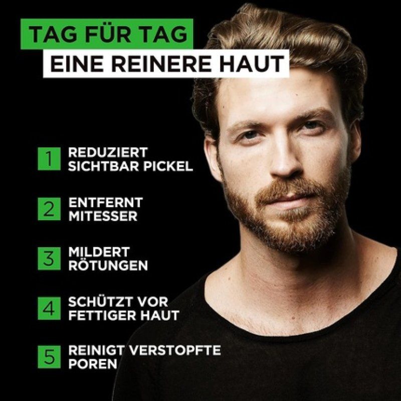 L'Oréal Paris Men Expert Face Wash for Men with Impure Skin Pure Carbon Face Wash Anti-Skin Imperfections 1 x 100ml