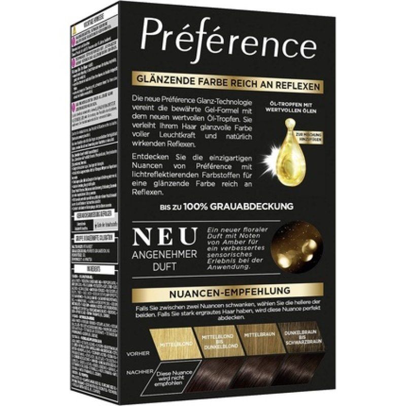 L'Oréal Paris Préférence 3.12 Intensive Cool Dark Brown Toronto 183g