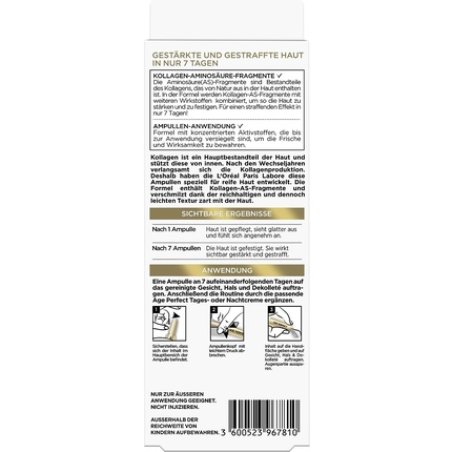 L'Oréal Paris Firming Ampoules 7-Day Treatment for Mature Skin with Collagen AS Fragments
