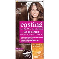 L'Oreal Paris Ammonia Free Semi-Permanent Hair Dye 618 Vanilla Mocha Glossy Hair Colour
