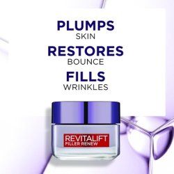 L'Oréal Paris Revitalift Filler Hyaluronic Day Cream Anti-Ageing Face Care with Micro-Filler Hyaluronic Acid 50ml
