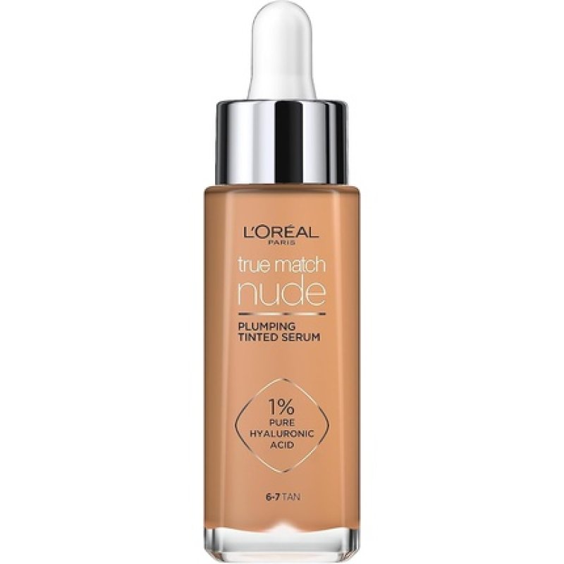 L'Oréal - True Match Nude Plumping Tinted Serum - Tan 6-7