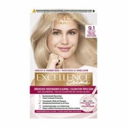 L'Oreal Paris Excellence Creme 9.1 Very Light Ash Blonde Hair Color