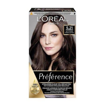 L'Oreal Paris Preference 5.21 Cool Light Brown Hair Color