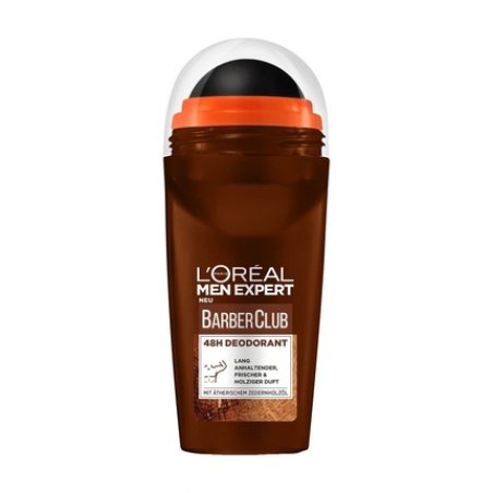 L'Oreal Paris Men Expert Barber Club 48-hour Deodorant Roll-On 50ml 1.7 fl oz