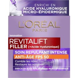 L'Oreal Paris Intensive Anti-Aging Care SPF 50 Hyaluronic Acid Day Cream