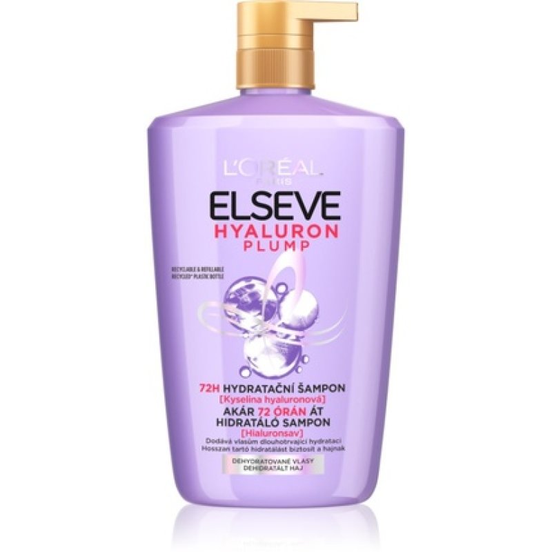 L'Oréal Paris Elseve Hyaluron Plump Moisture Shampoo 1000ml