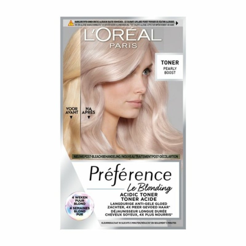 L'Oreal Paris Hair Dye Preference Le Blonding Permanent Hair Color 02 Pearly Boost