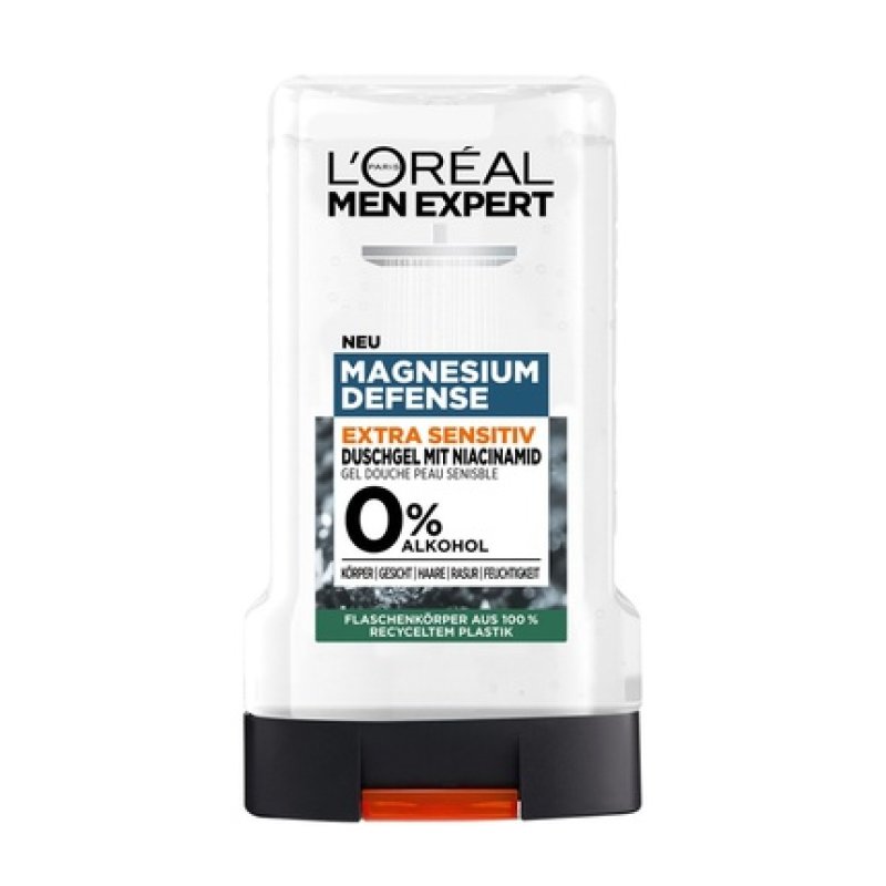 L'Oreal Paris L'Oreal Men Expert Magnesium Defense Extra Sensitive Shower Gel With Niacinamide 250 Ml