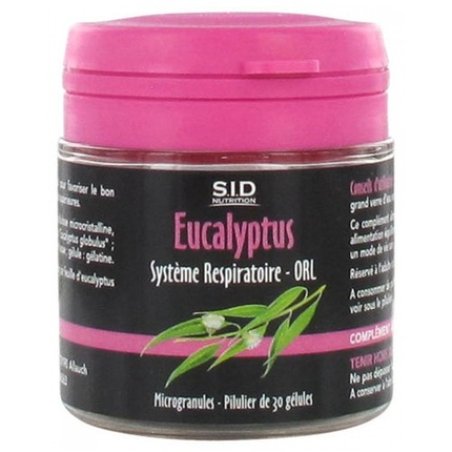 Sid Nutrition Respiratory System Eucalyptus Dietary Supplement 30 Capsules