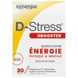 Synergia D-Stress Booster Food Supplement 20 Sachets