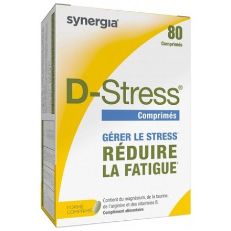 Synergia D-Stress Dietary Supplement 80 Tablets