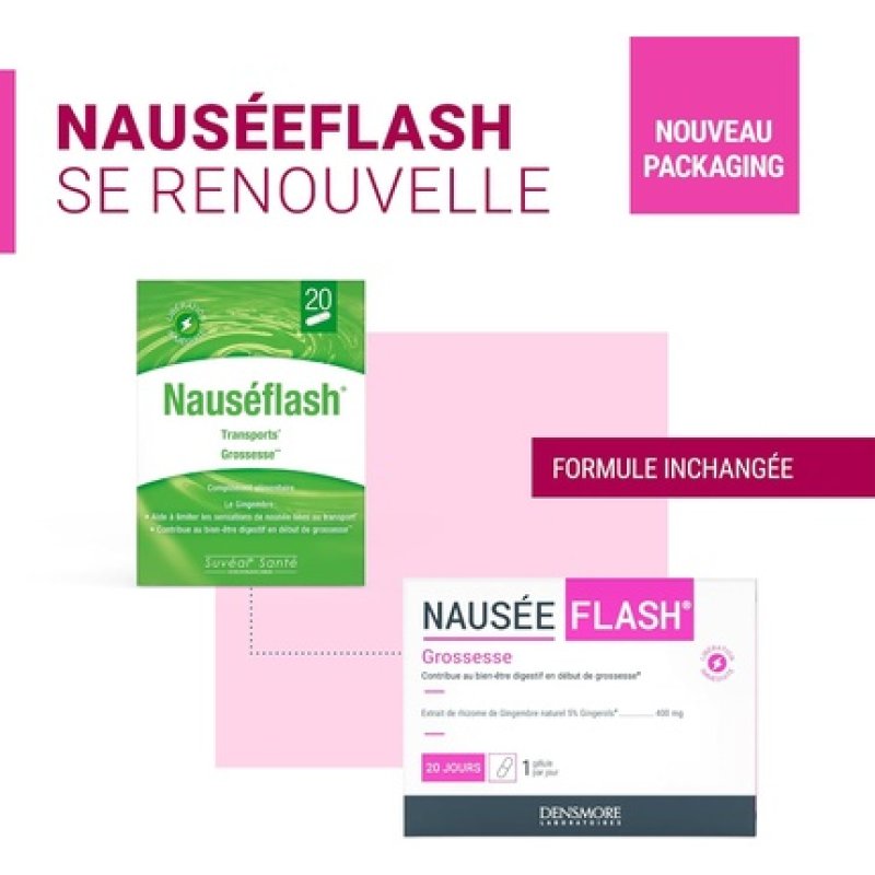Densmore Nausea Flash Anti-Nausea Food Supplement for Pregnancy