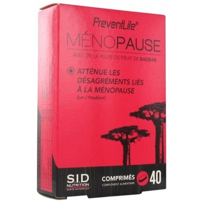 Sid Nutrition Preventlife Menopause Dietary Supplement 40 Tablets