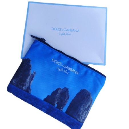 Dolce & Gabbana Light Blue Toiletry Gwp Textile Pouch