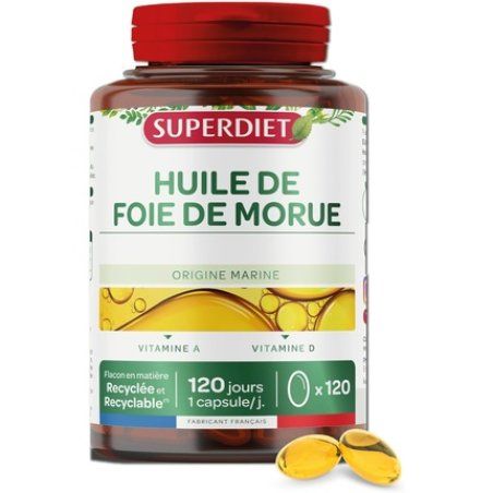 Superdiet Cod Liver Oil - Source of Vitamin A and D