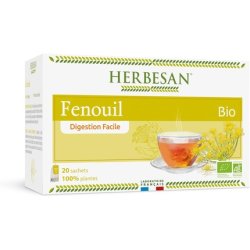 Herbesan Fennel Infusion Organic Easy Digestion 20 Sachets