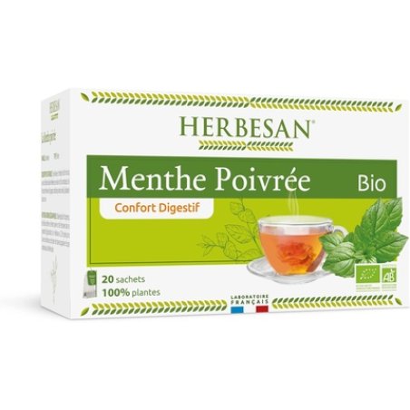Herbesan Organic Peppermint Infusion 20 Sachets