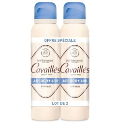Cavaillès Absorb Anti-Transpirant Deodorant 48h Spray 150ml - Pack of 2