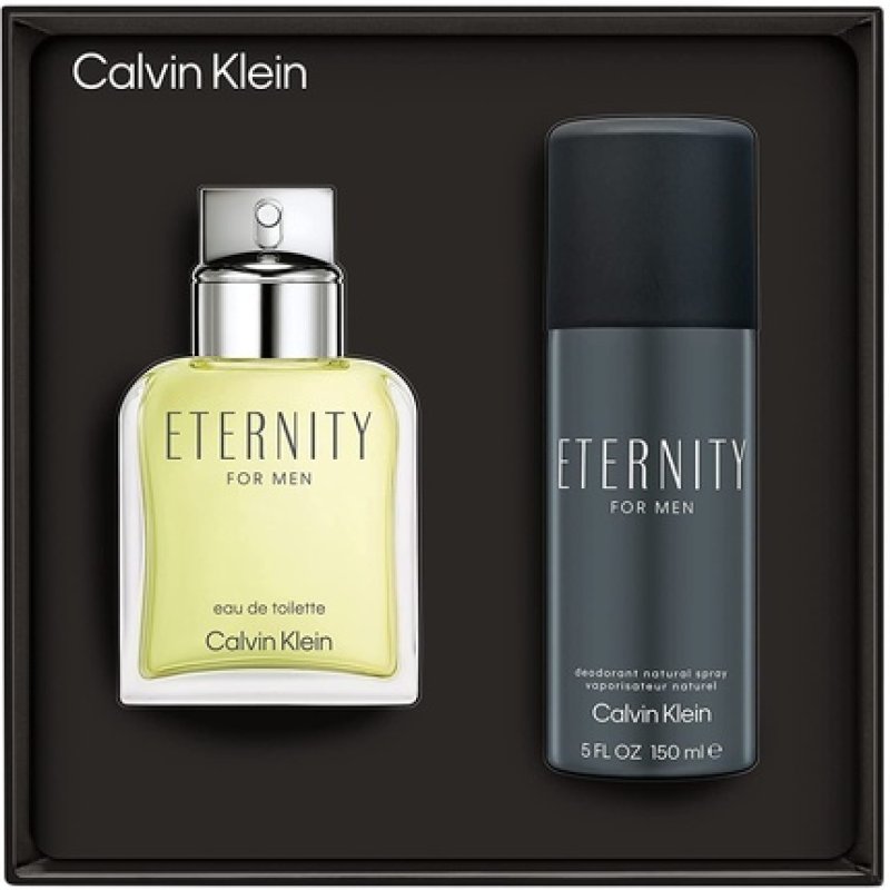 CK Eternity Men Gift Set - 50ml Eau de Toilette Spray 100ml Shower Gel