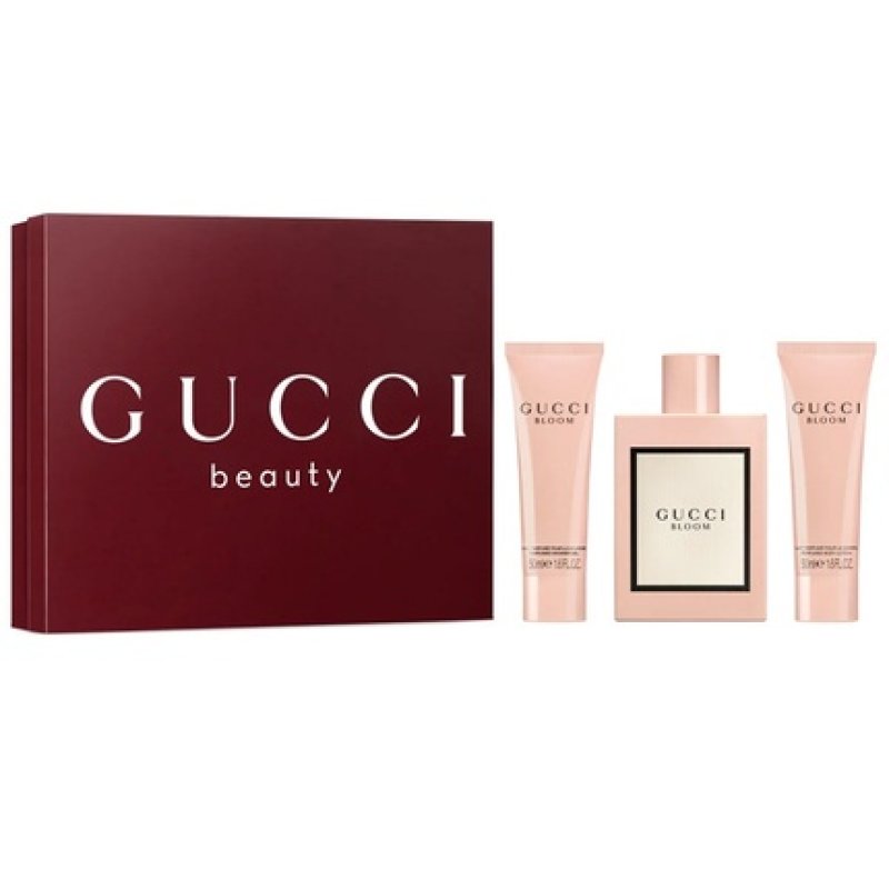 Gucci Bloom Eau De Parfum Spray Set - 100ml Spray, 50ml Body Lotion, 50ml Shower Gel