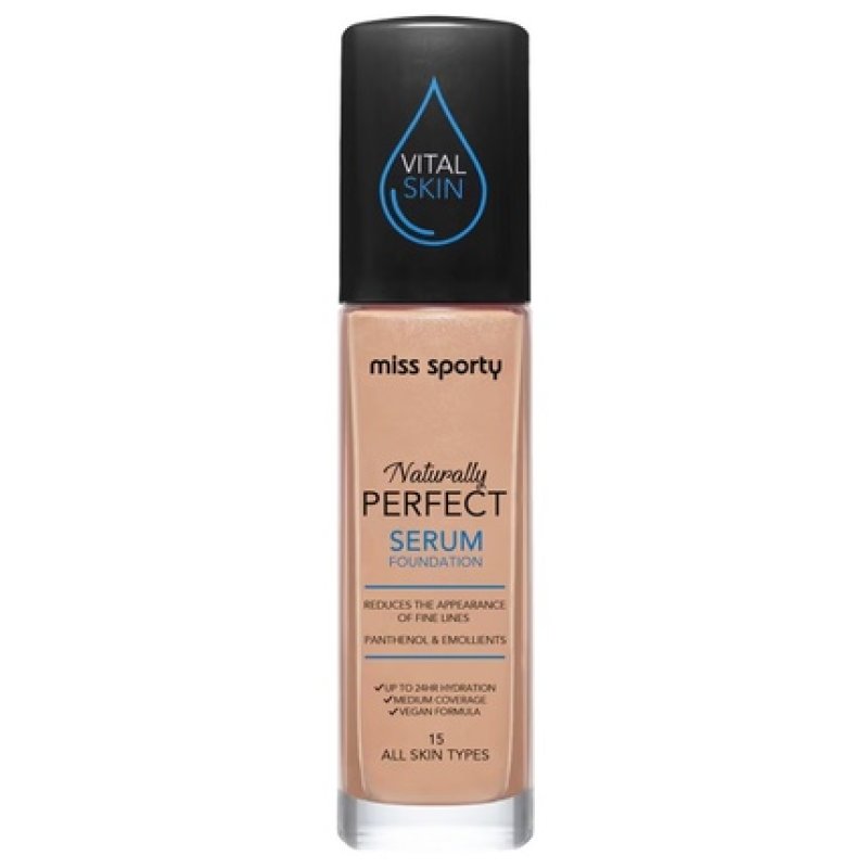 Miss Sporty Naturally Perfect All Skin Serum Foundation 15 Cold 30ml