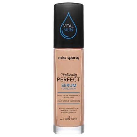 Miss Sporty Naturally Perfect All Skin Serum Foundation 15 Cold 30ml
