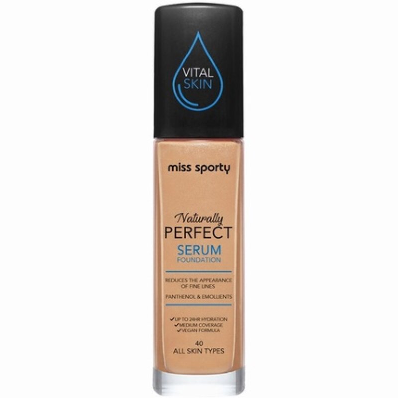 Miss Sporty Naturally Perfect All Skin Serum Foundation 40 Neutral 30ml