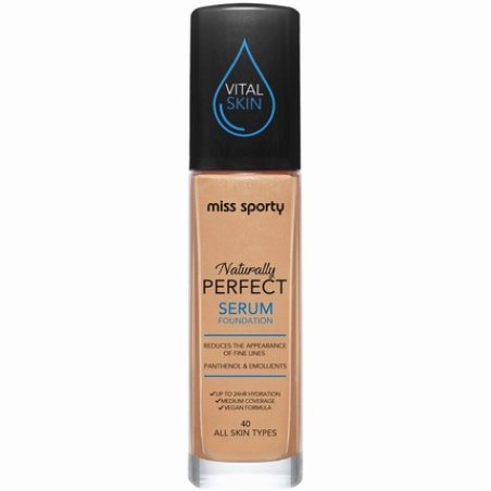 Miss Sporty Naturally Perfect All Skin Serum Foundation 40 Neutral 30ml