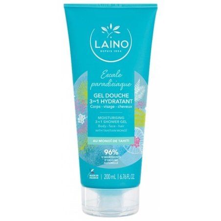 Laino 3-in-1 Shower Gel with Monoi de Tahiti 200ml