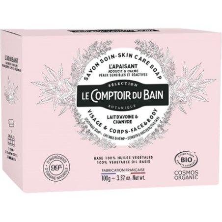Le Comptoir Du Bain Organic Soothing Face & Body Care Soap 100g