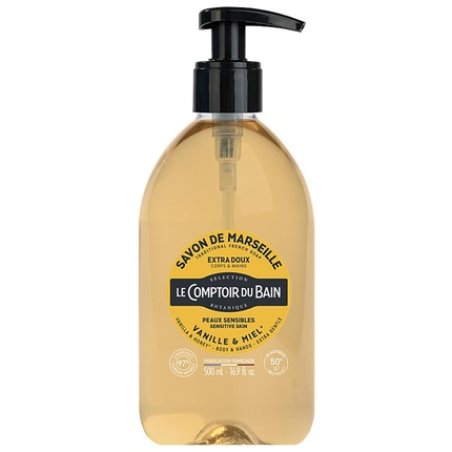 Le Comptoir Du Bain Marseille Soap Vanilla Honey Extra Soft 500ml