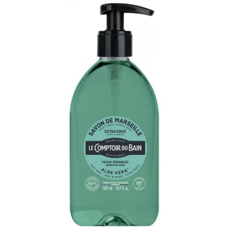 Le Theke Du Bad Traditional Marseille Soap Aloe 500ml